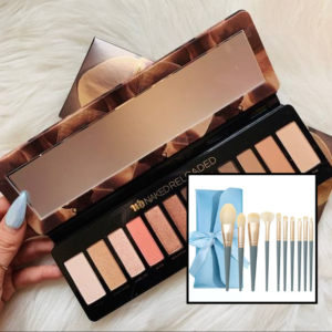 Savršen Make-Up Duo: Set Četkica i Sjena